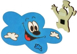 Fa díszítő mágnesfelhőcske