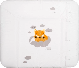Puha pelenkázó alátét NEW BABY Róka 85 × 70 cm fehér