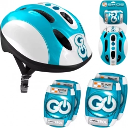 Gyermek védőfelszerelés készlet kék