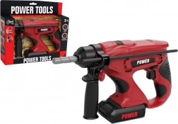 Gyerek piros elemes fúró cserélhető fúrószárakkal