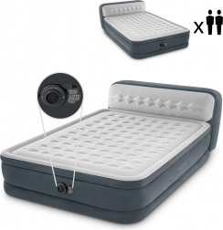 INTEX Deluxe felfújható ágy elektromos pumpával 236 × 152 cm