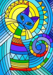 ENJOY díszes macska kirakó 1000 darabbal