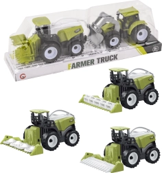 Kombájn traktorral hátrameneti meghajtással