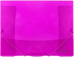 Rózsaszín gumis mappa A4