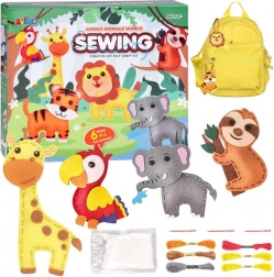 Kreatív szett – Dzsungelállatok varráshoz