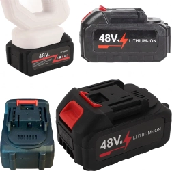 Univerzális 48V Li-ion akkumulátor 6000 mAh kéziszerszámokhoz és kerti gépekhez