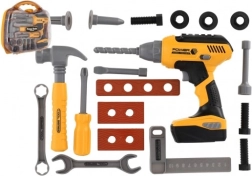Gyermek szerszámkészlet akkus fúróval