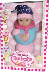 Bambolina baba 36 cm hangokkal és fényekkel