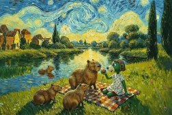 Trefl puzzle kapibarák etetése – 100 darab