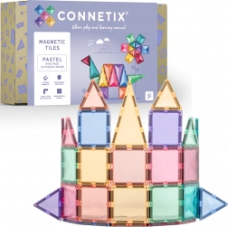 Connetix Pastel Mini Pack mágneses építőkészlet, 32 darab