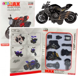 Fém motorkamodell összeszereléshez 1:14 fekete–arany