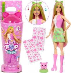 Barbie Pop Reveal Shakes baba kiscicával és kiegészítőkkel