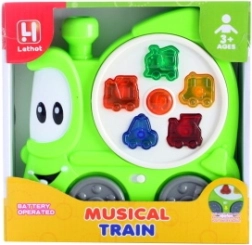 Hangos vonat fényhatásokkal