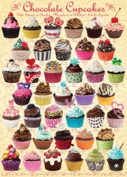 Puzzle Eurographics Csokoládés Cupcake-ek 1000 Darab