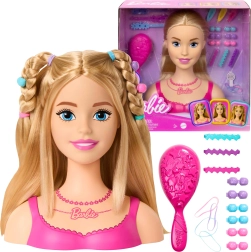 Barbie fésülhető és formázható fej kiegészítőkkel, 20 darab
