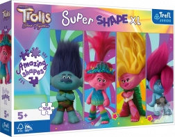 Trefl puzzle Super Shape XL Trollok: troll játékok 104 darab