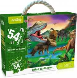 Maxi puzzle dinoszauruszokkal, 54 darab