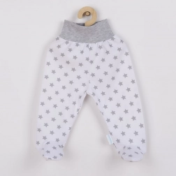 Baba félrugdalózó New Baby Classic II szürke, csillagmintás