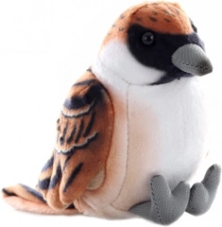 Plüss veréb 18 cm – környezetbarát