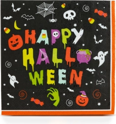 Happy Halloween halloweeni papírszalvéták, 33 × 33 cm, 16 db