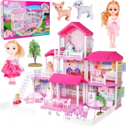 3 az 1-ben babaház, 71 cm magasság