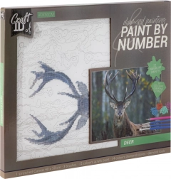 Gyémánt festés szarvas - 40 x 50 cm
