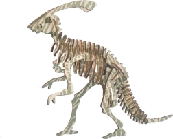 Woodcraft fa 3D puzzle parasaurolophus
