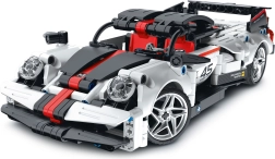 Versenyautó építőkészlet RC vezérlővel és alkalmazással