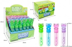 Béka alakú buborékfújó 14 cm