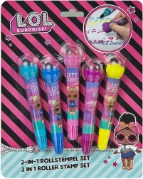 LOL Surprise 2 az 1-ben bélyegzős filctoll készlet