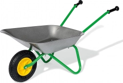 Rolly Toys gyerek fém talicska, szürke