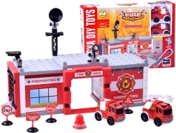 Tűzoltóállomás építőkészlet, 59 darabos