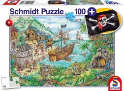 Schmidt puzzle a kalózöbölben 100 darabbal ajándékkal