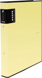 PASTELINI A4 sárga iratrendező, 2 gyűrűs, laminált