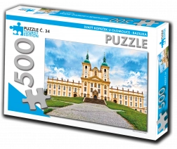 Puzzle Tourist Edition Svatý Kopeček Olomoucnál – bazilika, 500 darab