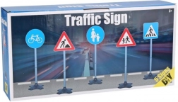 Gyermek közlekedési táblák készlete 81 cm – 5 db