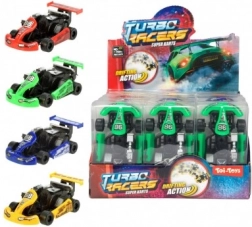 Műanyag gokart 9 cm - különböző színekben