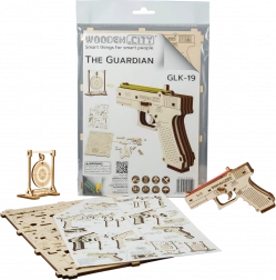 WOODEN CITY Guardian GLK-19 fa 3D puzzle pisztoly