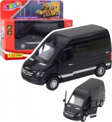 Fém kisáruszállító fényekkel és hangokkal – fekete