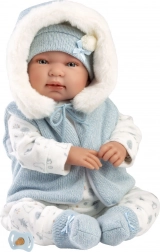 Újszülött realisztikus Llorens baba hangokkal 44 cm