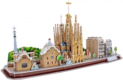 3D puzzle City Line Barcelona