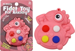 Rózsaszín dinoszaurusz Pop It stresszoldó játék