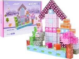 Mágneses 3D építőkockák, 110 darab