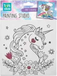 Kreatív festőkészlet Canvas Kis madár TOYSINN 15 × 15 cm