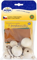 Detoa kreatív készlet – fa figurák alkotáshoz