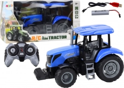 RC traktor 2.4G távirányítással és hangokkal – kék