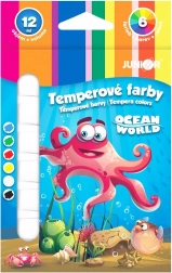 tempera festékek ocean world 6×12 ml készlet
