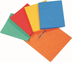 Prespán iratrendező A4, kétgyűrűs mechanikával, vegyes színek