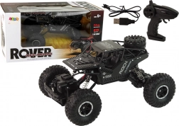 RC Rover 1:16 fekete távirányítós autó