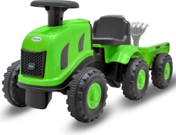 BABY MIX Benny gyermek lábbal hajtós traktor pótkocsival és szerszámokkal – zöld
